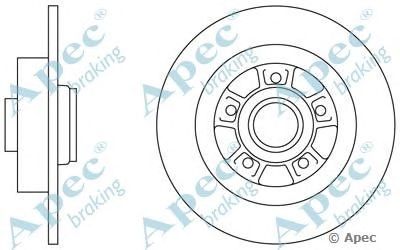 APEC BRAKING dsk2234 -  Тормозной диск